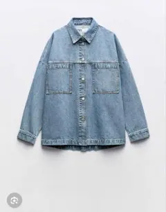 ZARA ライトブルーデニムジャケット