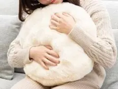 新品tt■ラウンドクッション ≪スムージュア≫アイボリー（座布団、インテリア雑貨