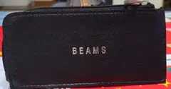 BEAMS　極薄財布　黒