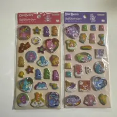 【正規品】ケアベア　ポップデコパーティー ラメきらクリスタルシール