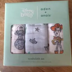 aden+anais エイデンアンドアネイ　ウォッシュクロス　3枚セット