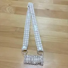 cottoli マグホルダー ストラップ ギンガムチェック　コトリ　バースデイ