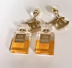 CHANEL シャネルヴィンテージ香水ボトル型ピアス1994秋冬コレクション
