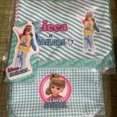 リカちゃんくじ×セーラーズ 08ポーチ•09トートバッグ　ダイカット　3点