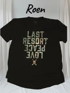 Roen ロエン LAST RESORT PEACE LOVE Tシャツのサムネイル