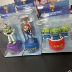 トイストーリー5 映画 ボトルキャップ　3セット　ウッディ　バズ　エイリアン トイストーリー5 映画 ボトルキャップ 3セット ウッディ バズ