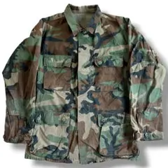 90s US ARMY ウッドランドカモ BDUジャケット 古着 実物 S-L