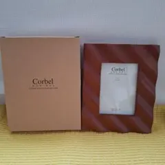 翌日発送　Corbel 木製フォトフレーム 3.5×5インチ ブラウン