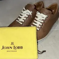 JOHN LOBB ブラウン スニーカー 保存袋付きのサムネイル