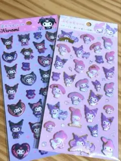 《新品正規品》クロミちゃん マイメロディ ぷくっとシール☆２点セット