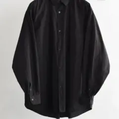 製品染 COMOLI 26AW ブラック コモリシャツ E03-02008のサムネイル