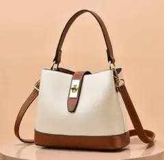 【新品未使用】ショルダーバッグ バケツ型 ハンドバッグ オフィスカジュアル