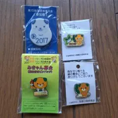 非売品　みきゃん ピンバッジセット