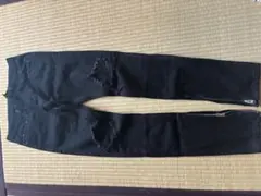 mnml ブラックデニムパンツ ジップ仕様のサムネイル