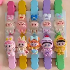 10点 子ども用 ラブブ ヘアピン ヘアアクセサリー かわいい