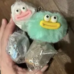 ソーセージリップモンスターもふもふキーチェーン 4個セット