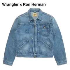 ☆良品 ラングラー × ロンハーマン ユーズド加工 デニムジャケット Gジャン