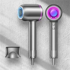 高風速・高風量ヘアドライヤー　メタル　ブラック