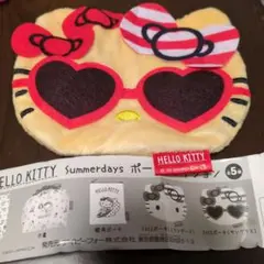 ハローキティー Summerdays ポーチコレクション　カプセルトイ　ガチャ