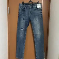 DAMAGE SLIM /ストレートパンツ/30/デニム/IDG