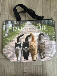 【最終値下げ・美品】猫デザイン 保冷バッグ