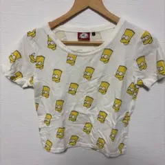 The Simpsons 半袖 Tシャツ ホワイト 総柄のサムネイル