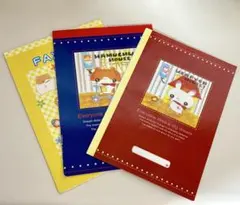 平成レトロ　ファックスレター、ノート　3点