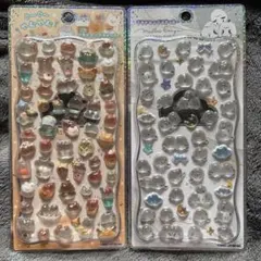 プチドロップステッカー　シール　シマエナガ　ぐーぐーやむやむ