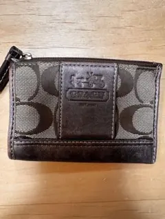 COACH ブラウン キーケース　コインケース　キーホルダー