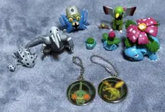 ポケモン 初期 立体ポケモン図鑑 モンコレ キーホルダー 11点 まとめ売り