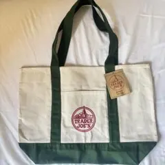【新色・新品】TRADER JOE'S☆エコバッグ（大サイズ）グリーン！