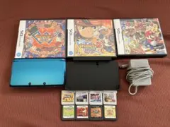 ニンテンドー3DS 本体 アクアブルー ゲームソフト付き