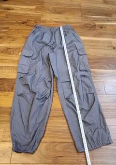 GU レディース カーゴパンツ Sサイズ グレー