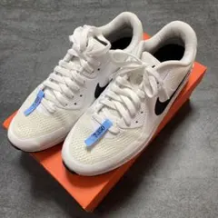 【訳ありクリーニング済】NIKEナイキ エアマックス 90G ゴルフシューズ27