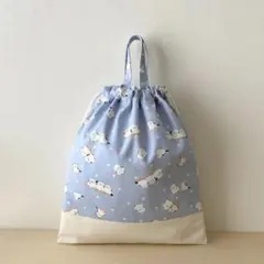 お着替え袋 体操着袋 巾着袋 シマエナガ