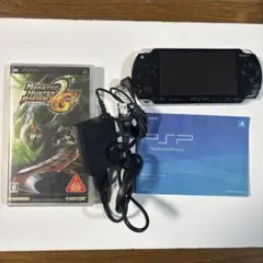 SONY　PSP 2000　本体　ジャンク品　ブラック ＋ ソフト