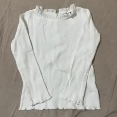 branshes 110 ホワイト長袖カットソー