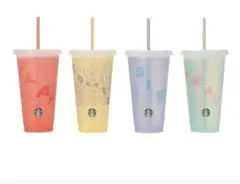 スターバックス　ミステリーカラーチェンジングリユーザブルコールドカップ　2種