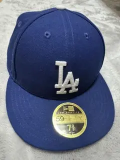 最終価格✨New Era 59FIFTY LAキャップ 7 3/8 ネイビー