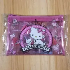 【新品】サンリオキャラクターズ キャンディ入りフラットポーチ チャーミーキティ
