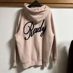 Rady パーカー ピンク バックロゴ 刺繍 フリーサイズのサムネイル