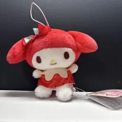 サンリオ　マイメロディ　いちごみるくメルト　ぬいぐるみマスコット