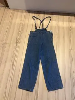 SOMETHING デニムサロペット オーバーオール Sサイズ