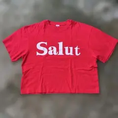 ichi Salut ロゴ Tシャツ レッドのサムネイル