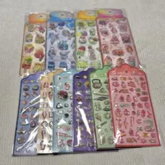 ウォーターシール ぷっくりシール 食べ物 10枚セット