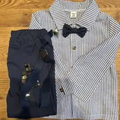 男の子 フォーマルシャツとパンツセット 2-3y