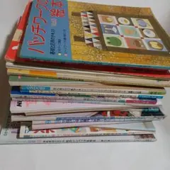 ハンドメイドパッチワークキルト大量