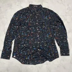 Supreme ペイズリー柄 長袖シャツ ネイビー Sサイズ - メルカリ