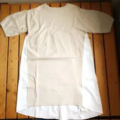 シーズンリーズン　半袖チュニック　ベージュ