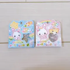 フワフワらびちゃん おはじきシール